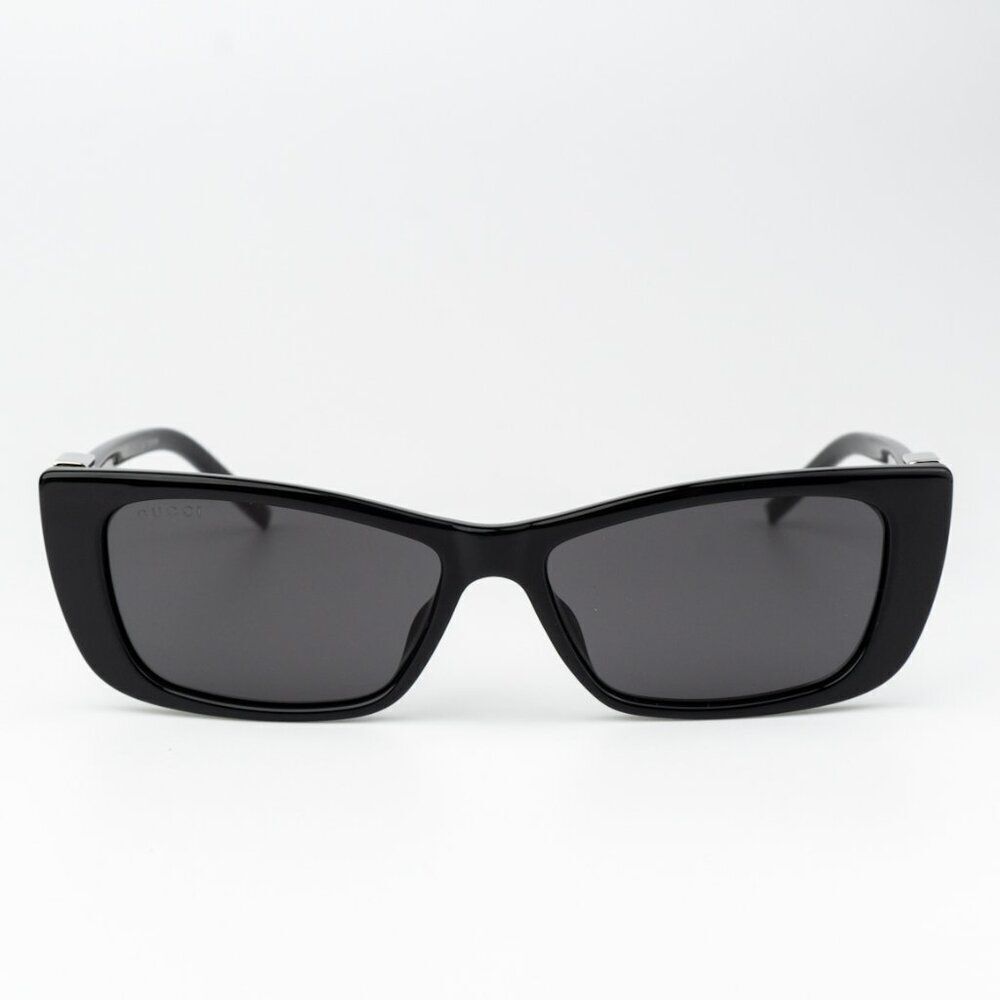 NEW Gucci GG1681S 008 Black Grey Cat Eye Women Sunglasses - Picture 4 of 15